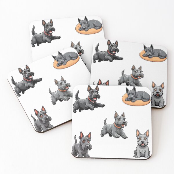 Item preview, Cute Scottish Terrier Dogs designed and sold by TheAnimalZ00.