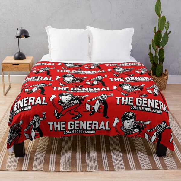 Item preview, The General - Bobby Knight Chair Throw designed and sold by darklordpug.