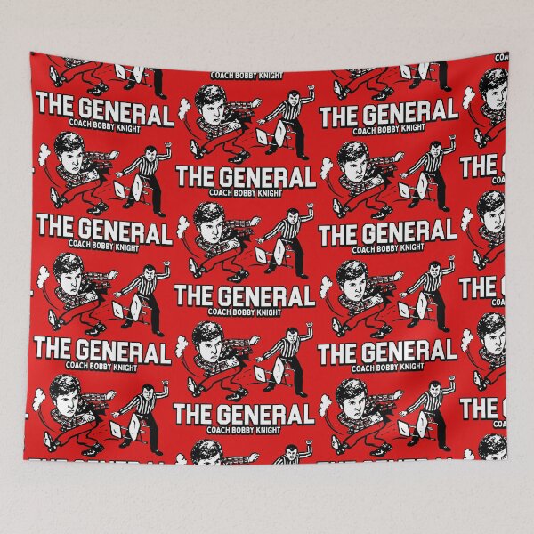 Item preview, The General - Bobby Knight Chair Throw designed and sold by darklordpug.