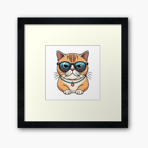Item preview, Exotic Shorthair Cat Wearing Sunglasses designed and sold by TheAnimalZ00.