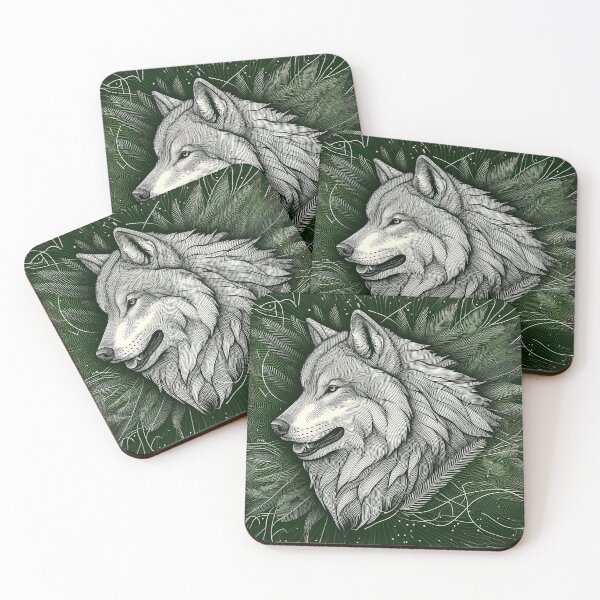 Item preview, pine wolf designed and sold by Foxlindesigns.