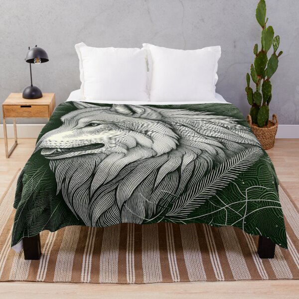 Item preview, pine wolf designed and sold by Foxlindesigns.