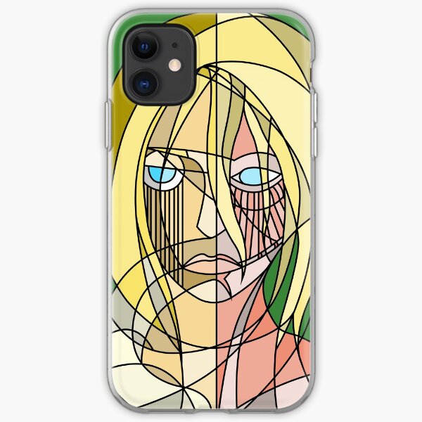 Abstract Annie iPhone Soft Case