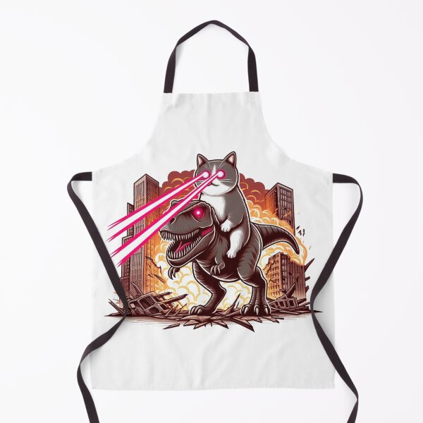 Item preview, Laser Eye Cat Dinosaur designed and sold by vectcd.