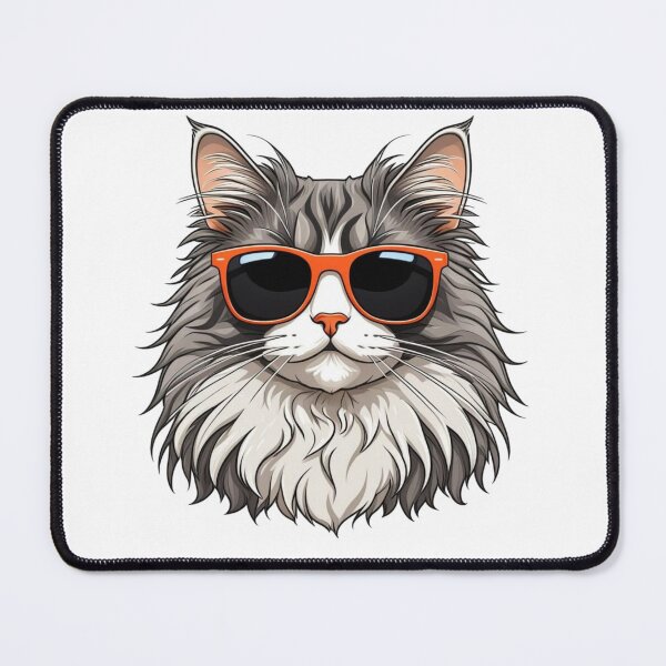 Item preview, Norwegian Forest Cat Wearing Sunglasses designed and sold by TheAnimalZ00.