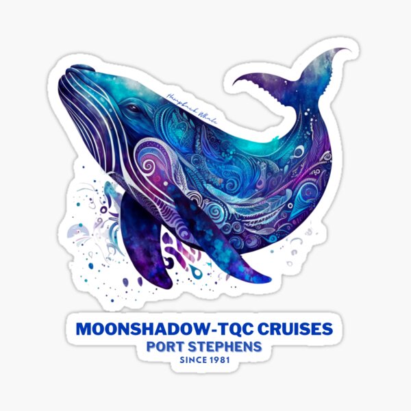 Humpback Whale MSTQC - Port Stephens Sticker