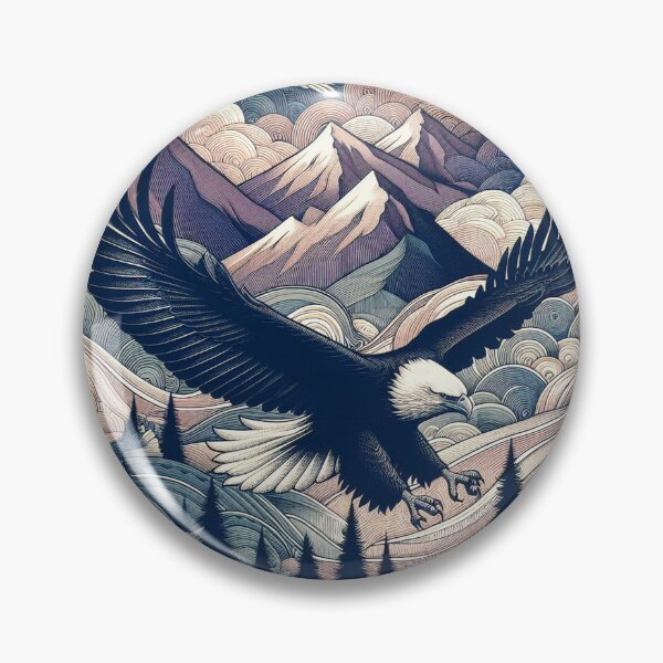 Item preview, Eagle moon designed and sold by Foxlindesigns.