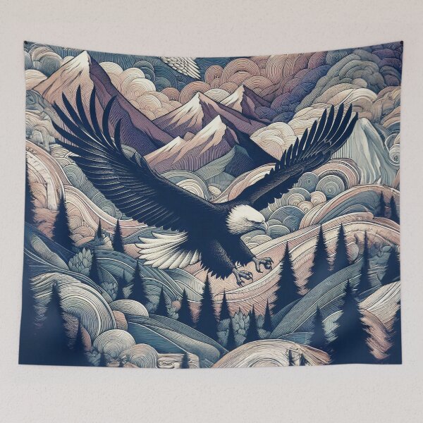 Item preview, Eagle moon designed and sold by Foxlindesigns.