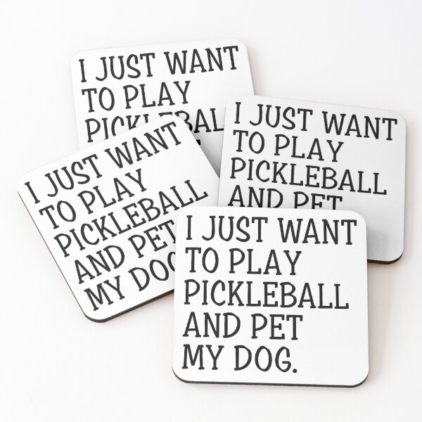 Item preview, Play Pickleball And Pet My Dog Funny Pickleball Player designed and sold by kamrankhan.
