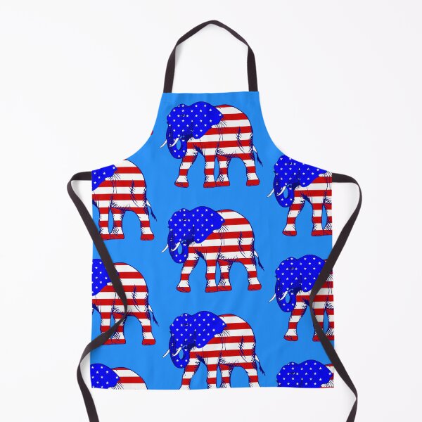 Item preview, republican elephant american flag patriotic designed and sold by Gossip Rag.