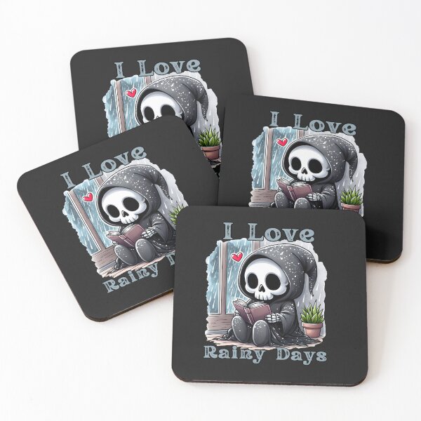 Item preview,  I Love Rainy Days Skeleton Reading Book designed and sold by AlienOccupation.