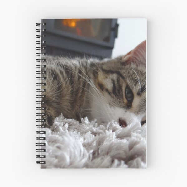Item preview, Kitty cat lying by the fire designed and sold by exploramum.
