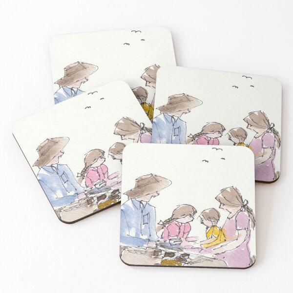 Item preview, Parrilla de barbacoa familiar Ilustración designed and sold by Jaana Day.