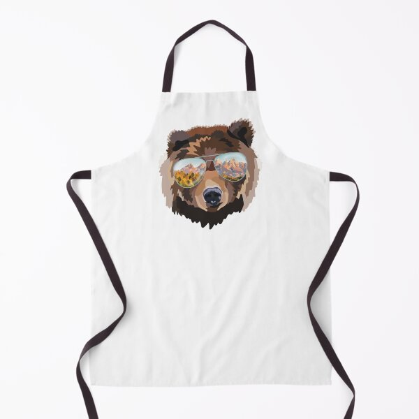 Item preview, Grand Tetons National Park Mountain Range Bear Art designed and sold by novaveradesign.
