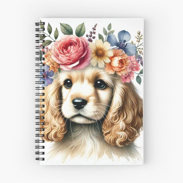 Item preview, Golden retriever with flower crown pure cuteness and charm designed and sold by toypoodlemom.
