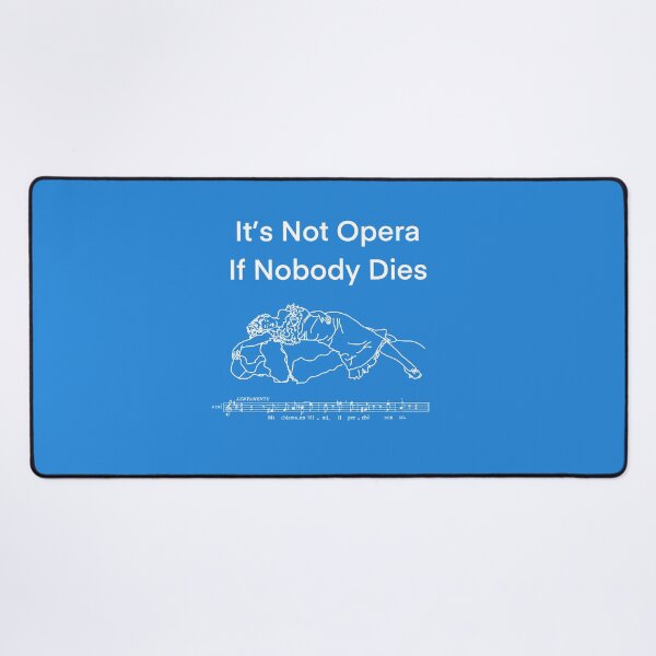 Item preview, Not Opera 1 white writing designed and sold by ClaireBillson.