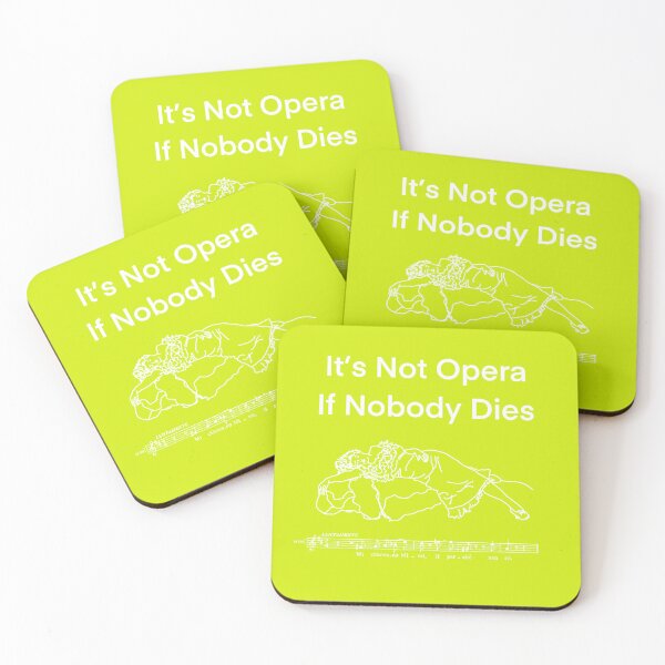 Item preview, Not Opera 1 white writing designed and sold by ClaireBillson.