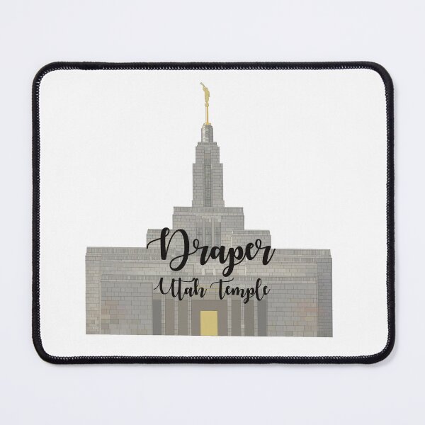 Item preview, Draper Utah Temple (Calligraphy) designed and sold by HannahJaynVanderwerff.
