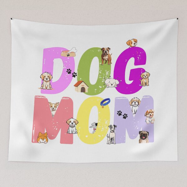 Item preview, Cutesy Dog Mom  designed and sold by Fredster1966.