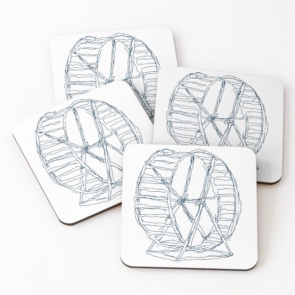 Item preview, Hamster Wheel - Daily Grind - Cubicle Hell designed and sold by ShakyPen.
