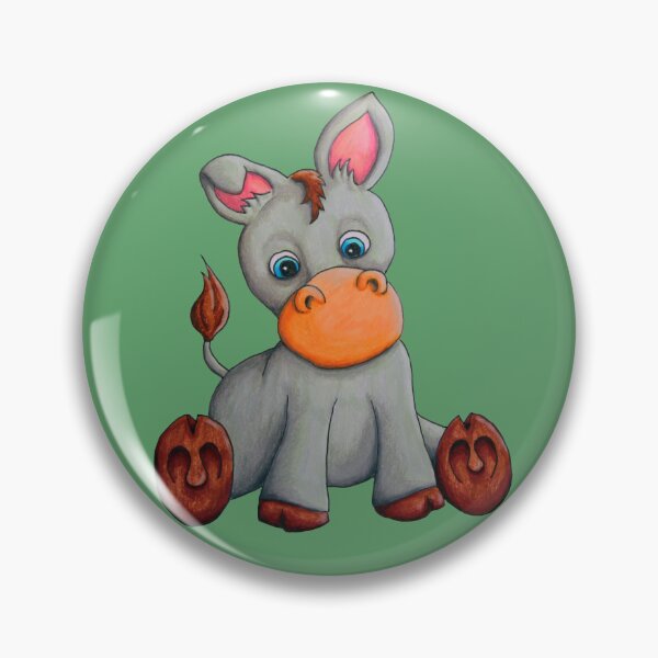 Item preview, Dusty the Delightful Donkey - I Love the Quirky  designed and sold by ILoveTheQuirky.