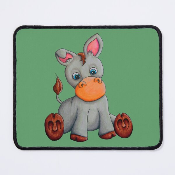 Item preview, Dusty the Delightful Donkey - I Love the Quirky designed and sold by ILoveTheQuirky.