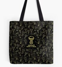 African djembe drum pattern - faux gold/black - Layla's Dance & Drum Tote Bag
