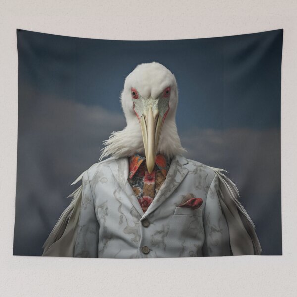 Item preview, Distinguished Albatross in Floral Attire designed and sold by Sillytoe.