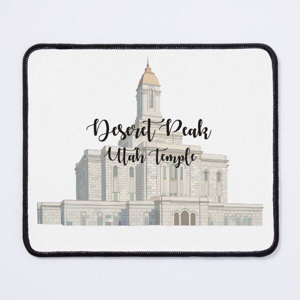 Item preview, Deseret Peak Utah Temple (Calligraphy) designed and sold by HannahJaynVanderwerff.