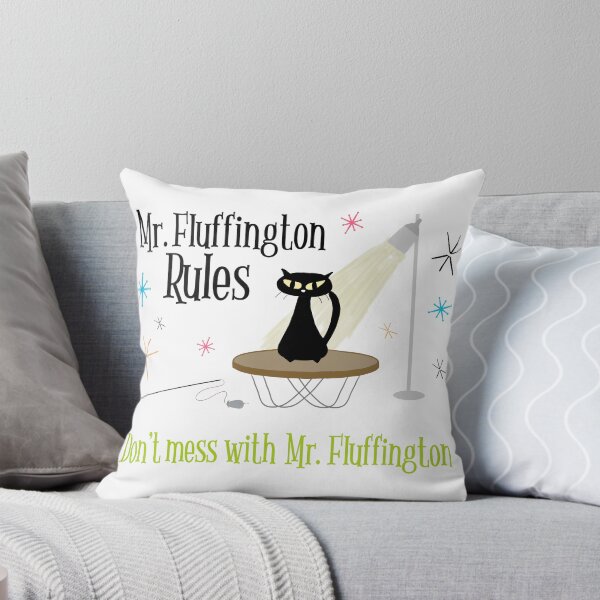 Item preview, Mr Fluffington Rules, Mod Cat designed and sold by FunandWhimsy.