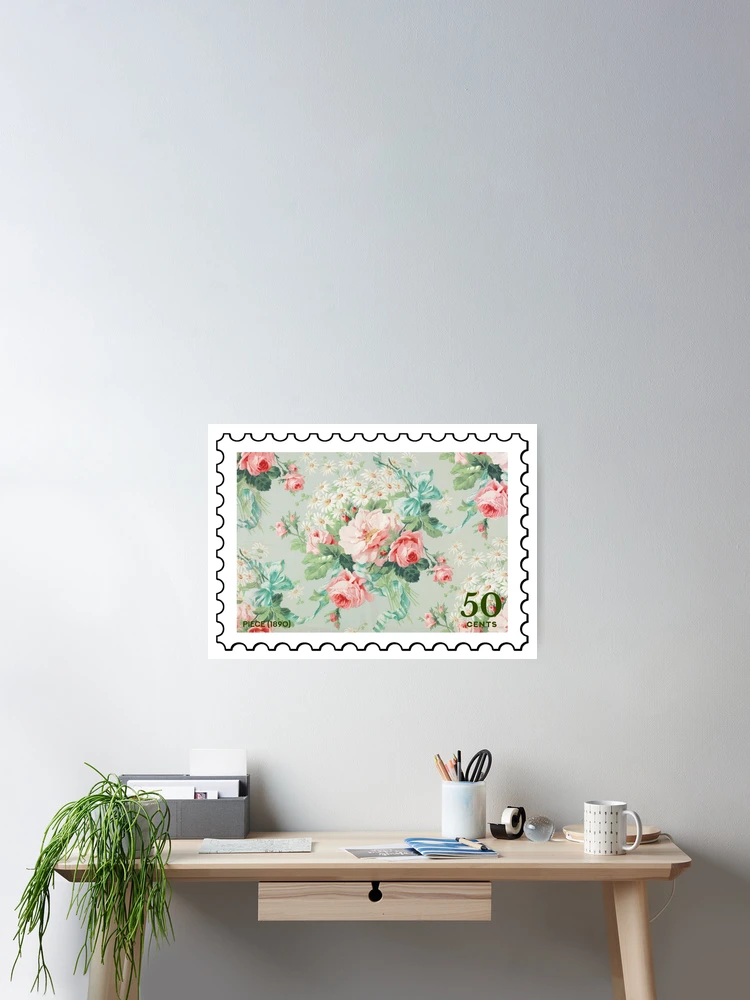 Thumbnail 2 of 3, Poster, Flower stamp designed and sold by RabbitK.