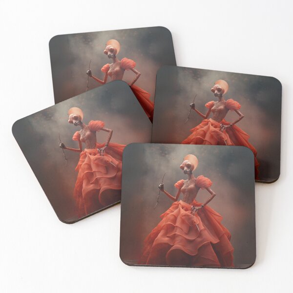Item preview, Elegant Ant in a Flowing Red Gown designed and sold by Sillytoe.