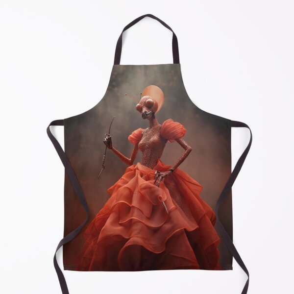 Item preview, Elegant Ant in a Flowing Red Gown designed and sold by Sillytoe.