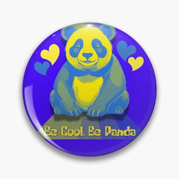 Item preview, Be Cool, Be Panda designed and sold by pUNKnown.