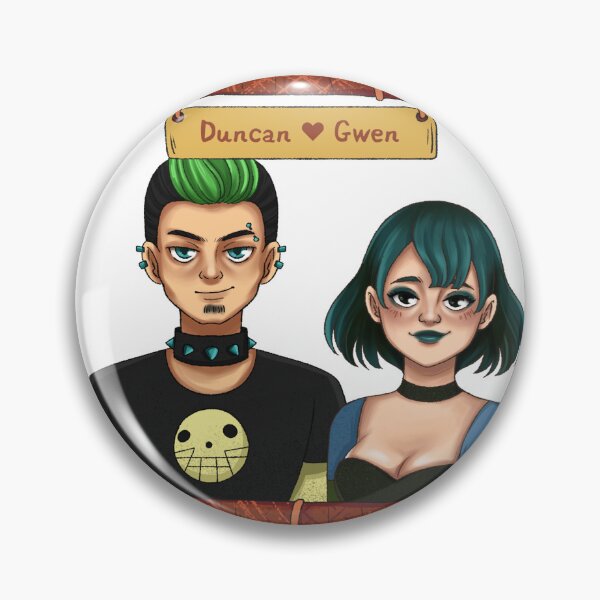 Item preview, Couple Total Drama Duncan and Gwen designed and sold by Weiliepew.