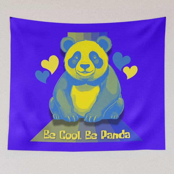 Item preview, Be Cool, Be Panda designed and sold by pUNKnown.