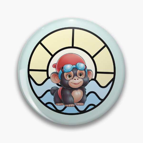 Item preview, This monkey is ready to swim designed and sold by AldeaPod.