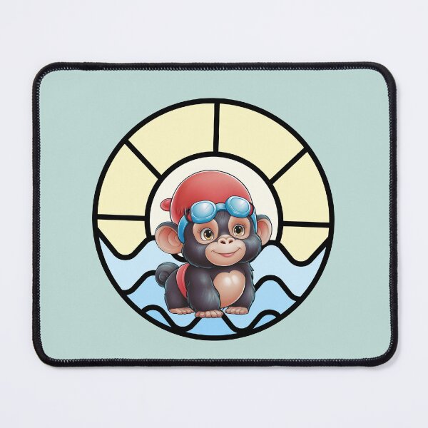 Item preview, This monkey is ready to swim designed and sold by AldeaPod.