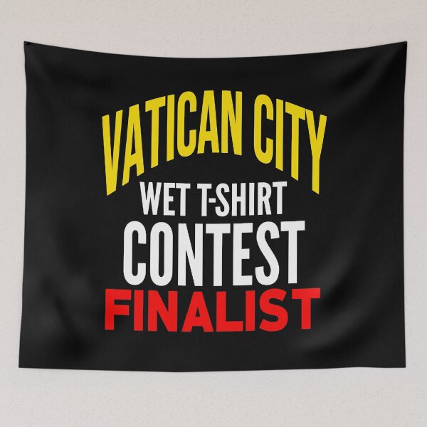 Item preview, Vatican City Wet T-Shirt designed and sold by Crossroads-Art.