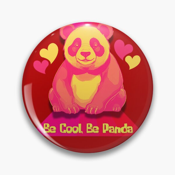 Item preview, Be Cool, Be Panda designed and sold by pUNKnown.