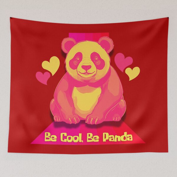 Item preview, Be Cool, Be Panda designed and sold by pUNKnown.