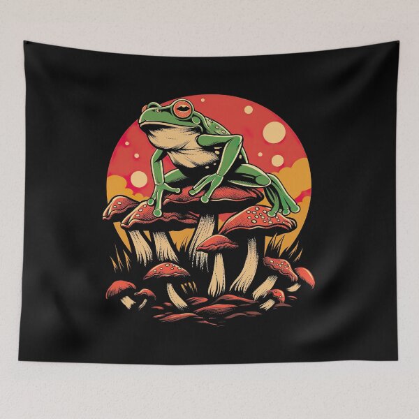 Item preview, Frog and Mushroom designed and sold by Tee-Destination.