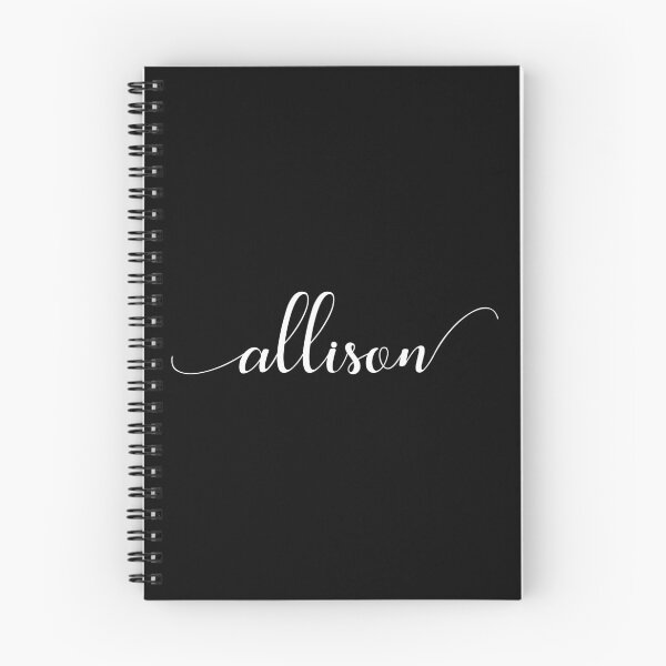 Item preview, Allison - Custom name on delicate black cursive font designed and sold by To the Lua.