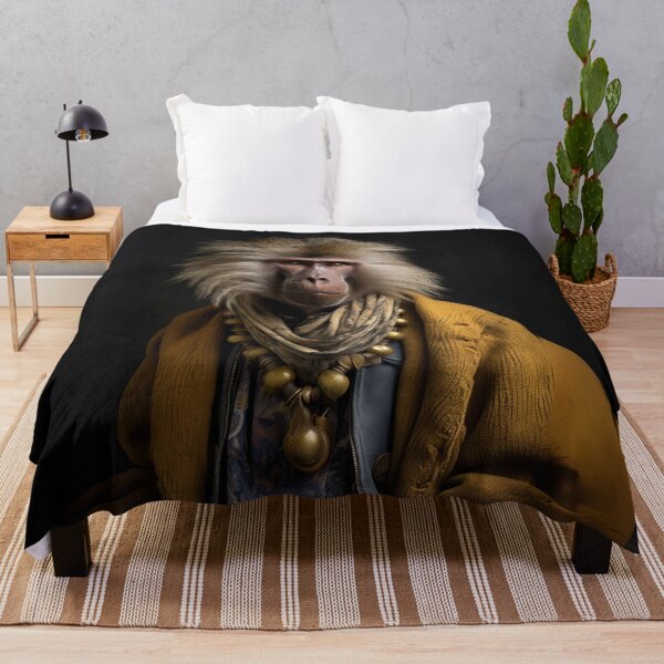 Item preview, Regal Baboon in Ornate Attire designed and sold by Sillytoe.