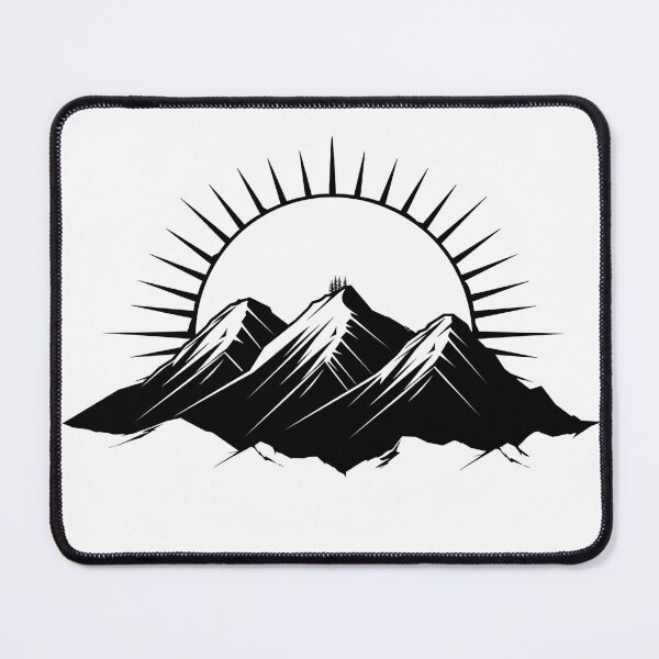 Item preview, Mountain Sunrise Silhouette designed and sold by Chaotic Cuties.