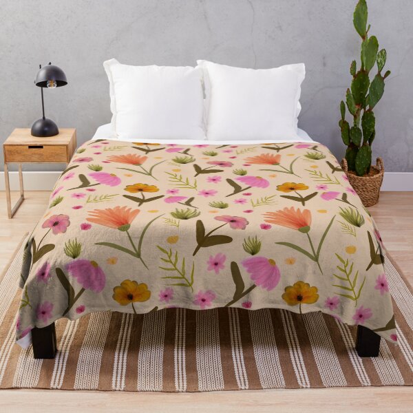 Item preview, Water color florals in Shades of Pink and orange designed and sold by DaisyRoseBliss.