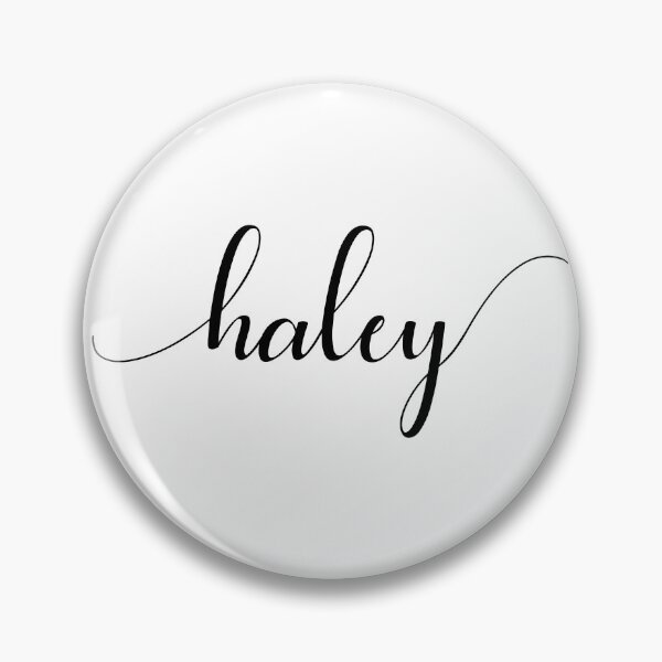 Item preview, Haley - Custom name on delicate black cursive font designed and sold by To the Lua.