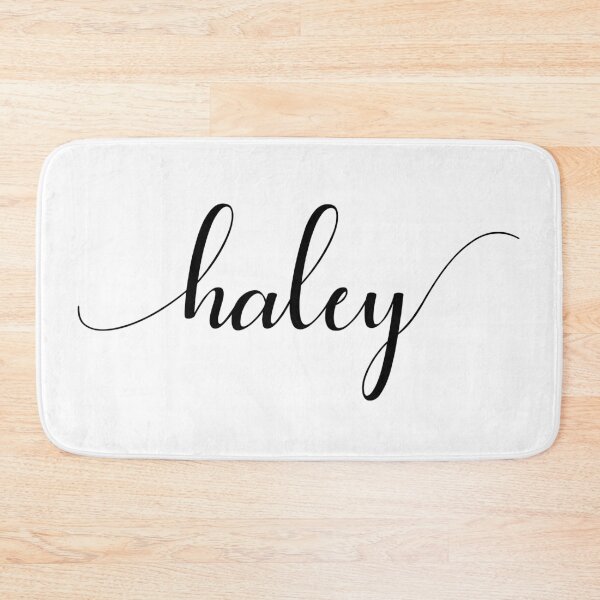 Item preview, Haley - Custom name on delicate black cursive font designed and sold by To the Lua.