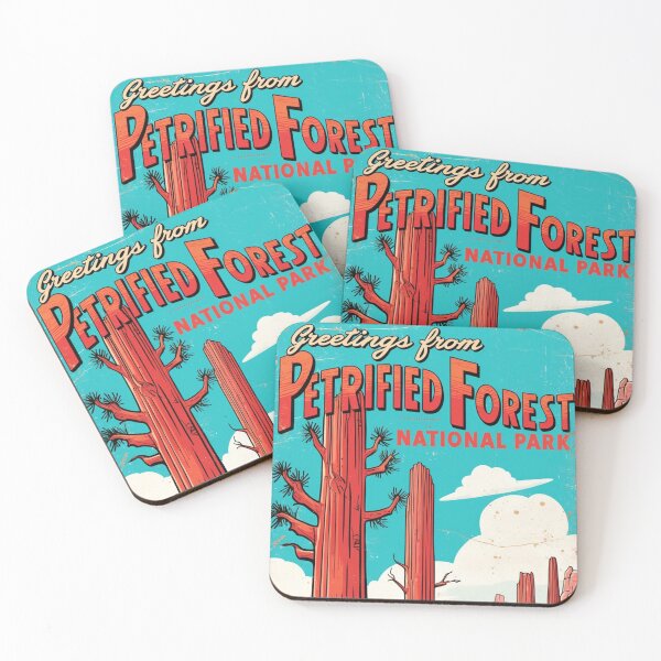 Item preview, Petrified Forest National Park Postcard Vintage Retro Travel designed and sold by TravelPostcardGems.