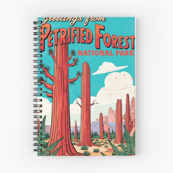 Item preview, Petrified Forest National Park Postcard Vintage Retro Travel designed and sold by TravelPostcardGems.